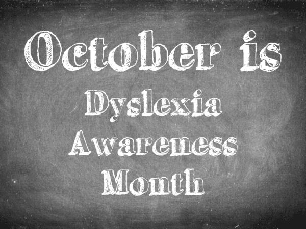 DYSLEXIA AWARENESS MONTH concept.